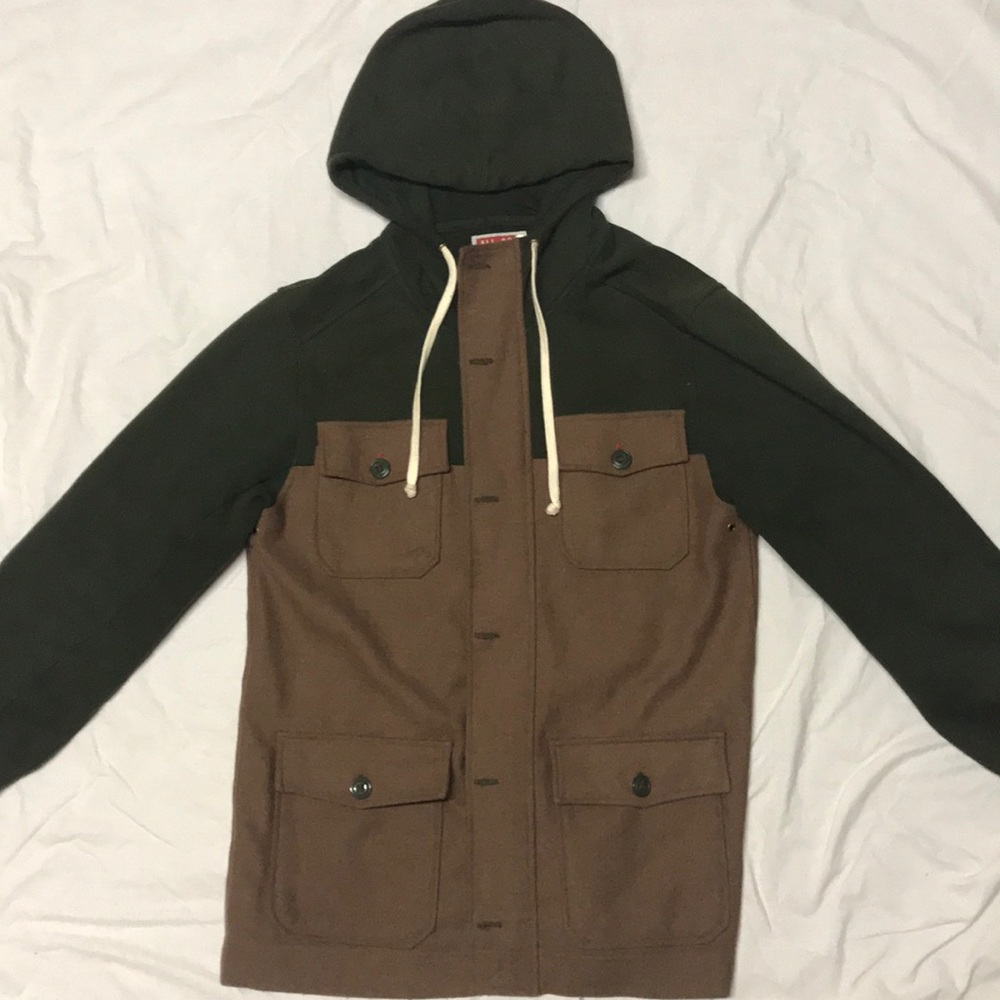 All - Son Brand Two Toned Stylish Hoodie - Medium